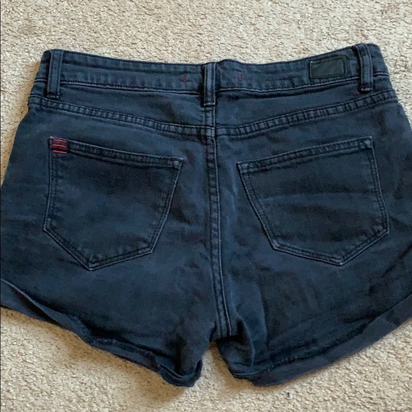 BDG Black Shortie Denim Shorts - Picture 2 of 2
